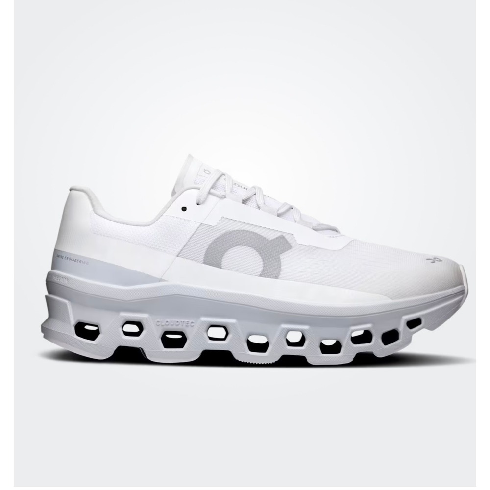 On Cloudmonster Mens Running Shoes White Glacier 61.97654 Size 11.5 M